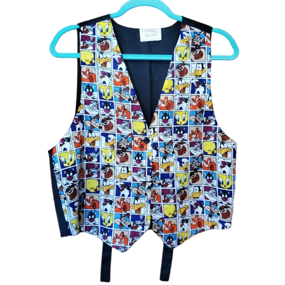 Vintage 1994 Looney Tunes Warner Bros Vest